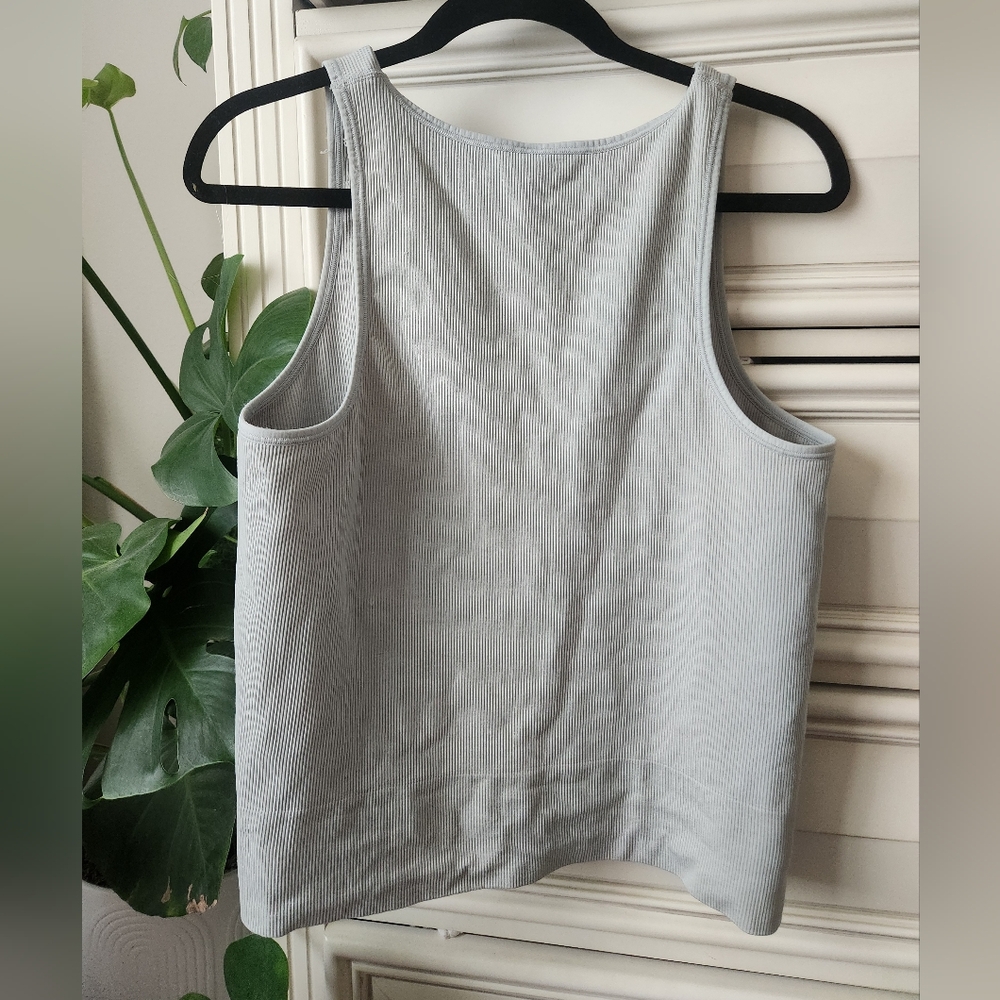 Athleta Mint Ribbed Tank Top - Picture 3 of 4
